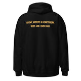 TANKER Agony Misery and Heartbreak Best Job I Ever Had Unisex Hoodie