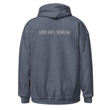 PSBT Crab & Here Am I, Send Me Greyscale Unisex Hoodie