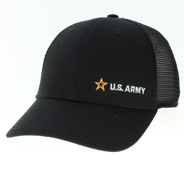 US Army hat in black. Officially-licensed