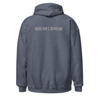 PSBT Crab & Here Am I, Send Me Greyscale Unisex Hoodie