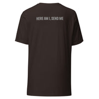 PSBT Crab & Here Am I, Send Me Greyscale Unisex t-shirt
